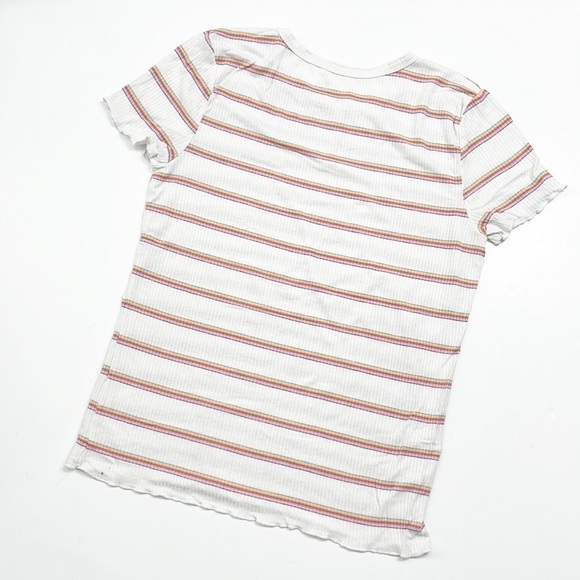 SO rainbow/white striped top - Picture 2 of 5